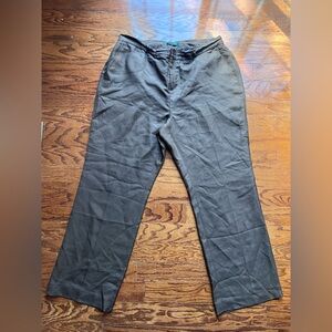 Ralph Lauren Women's Wide Leg Pants in Dark Gray